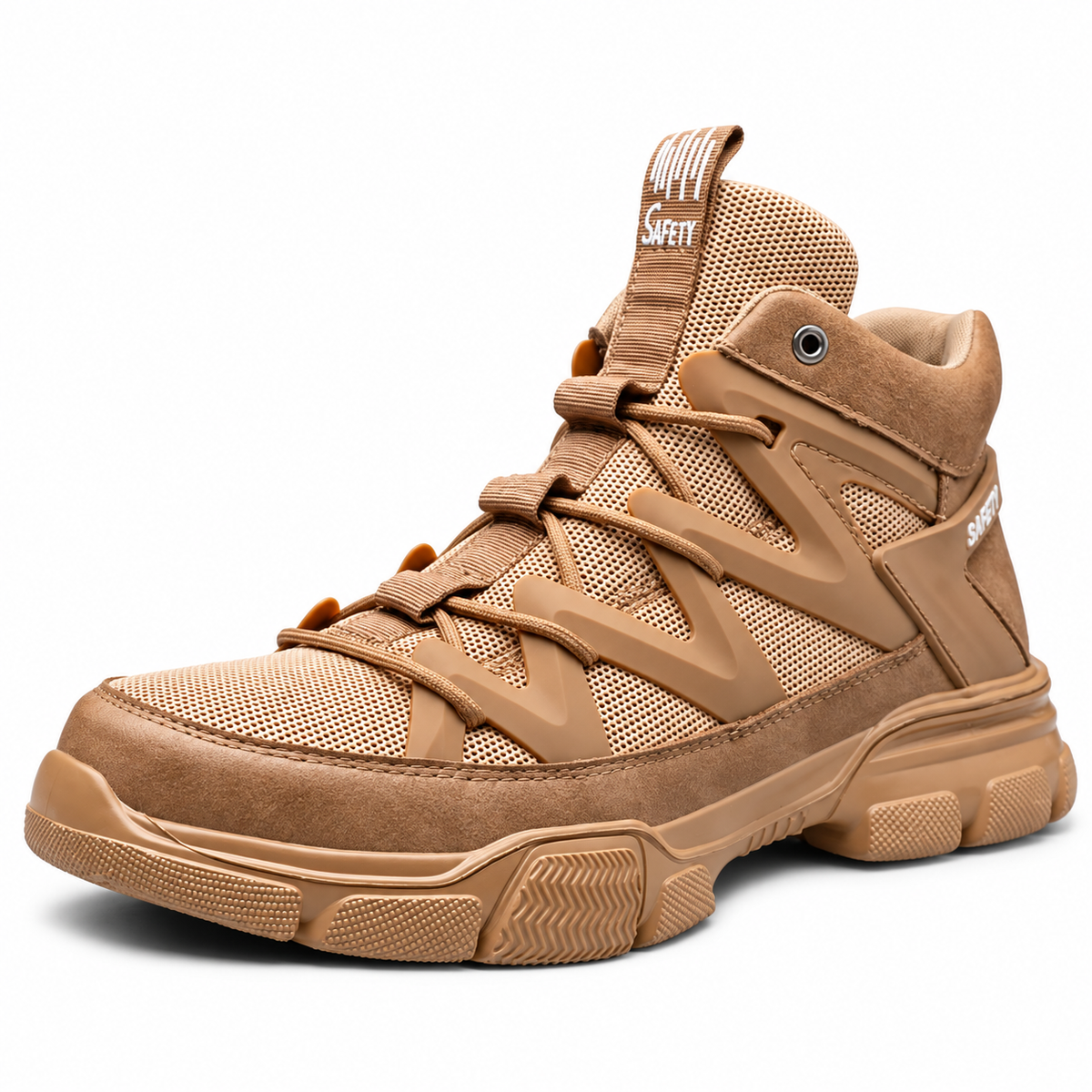 Men’s Steel Toe Safety Work Shoes – High-Top Protective Boots